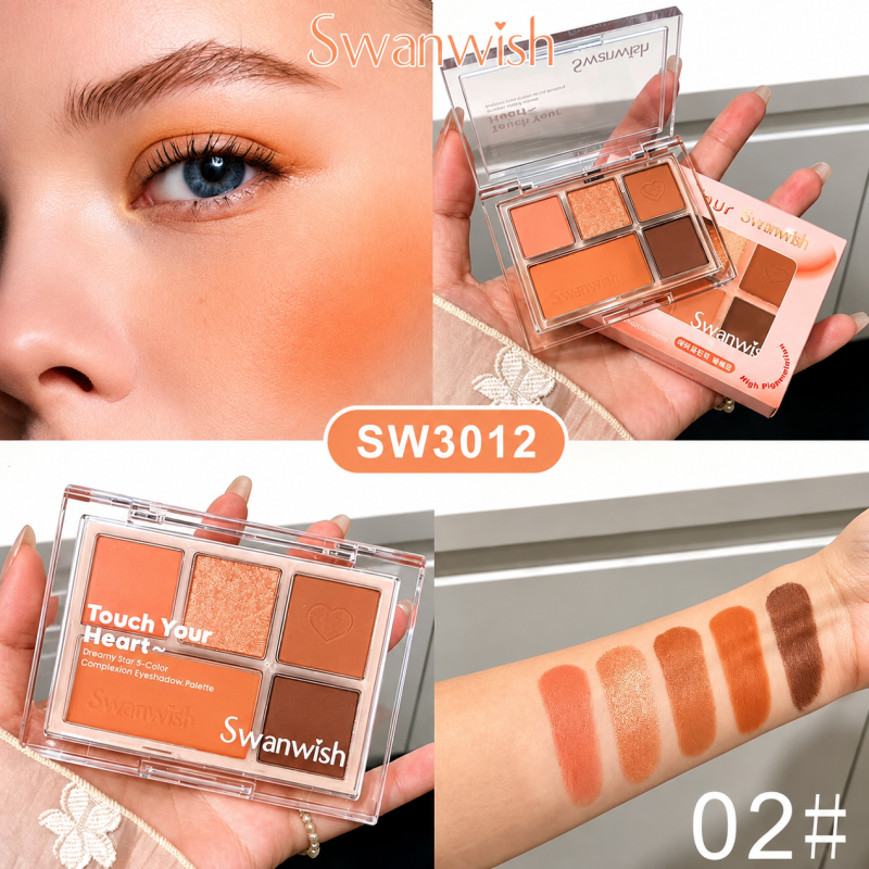 Swanwish Touch Your Heart Palette สวอนวิช ทัช ยัวร์ ฮาร์ท พาเลตต์ 6.6g 