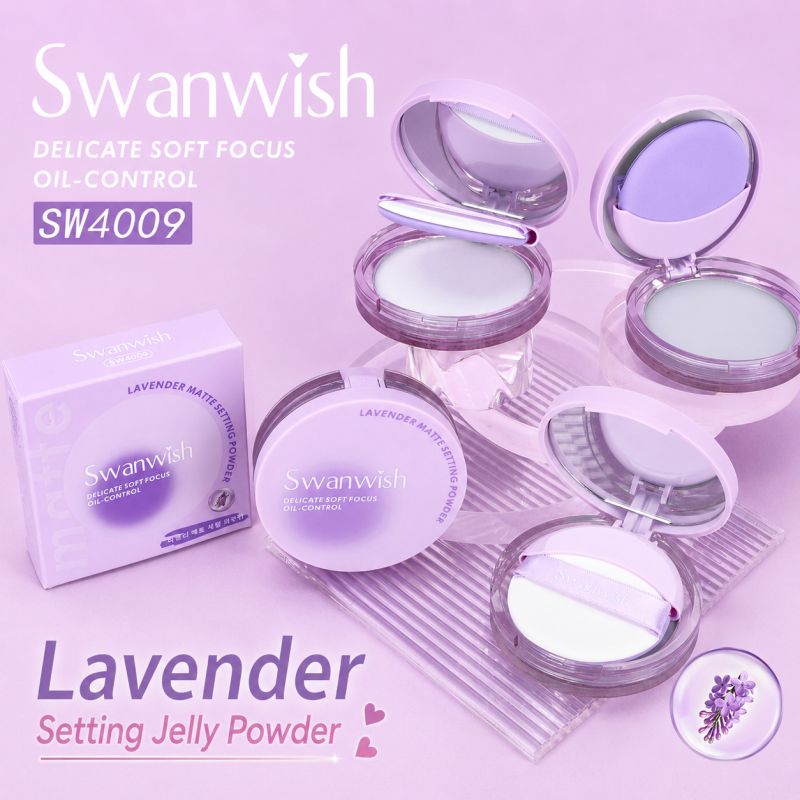 Swanwish Lavender Setting Jelly Powder สวอนวิช  ลาเวนเดอร์ เซ็ตติ้ง เจลลี่ พาวเดอร์ 8.5g