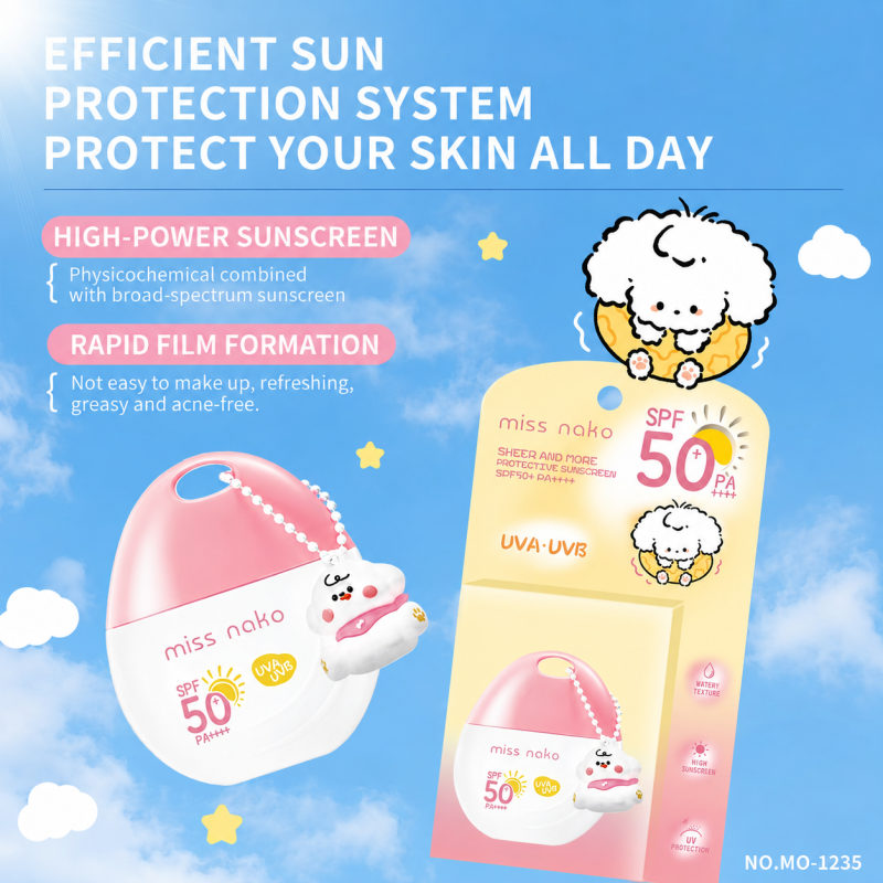 Missnako Sheer And More Protective Sunscreen SPF50+ PA+++
