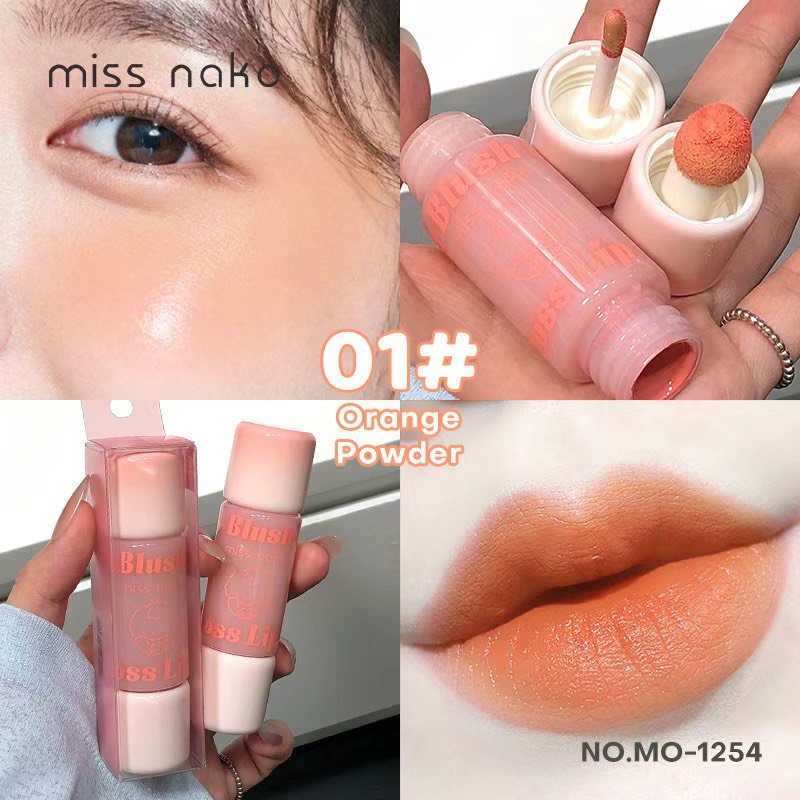 Missnako Blush 2 in 1 Lip Gloss