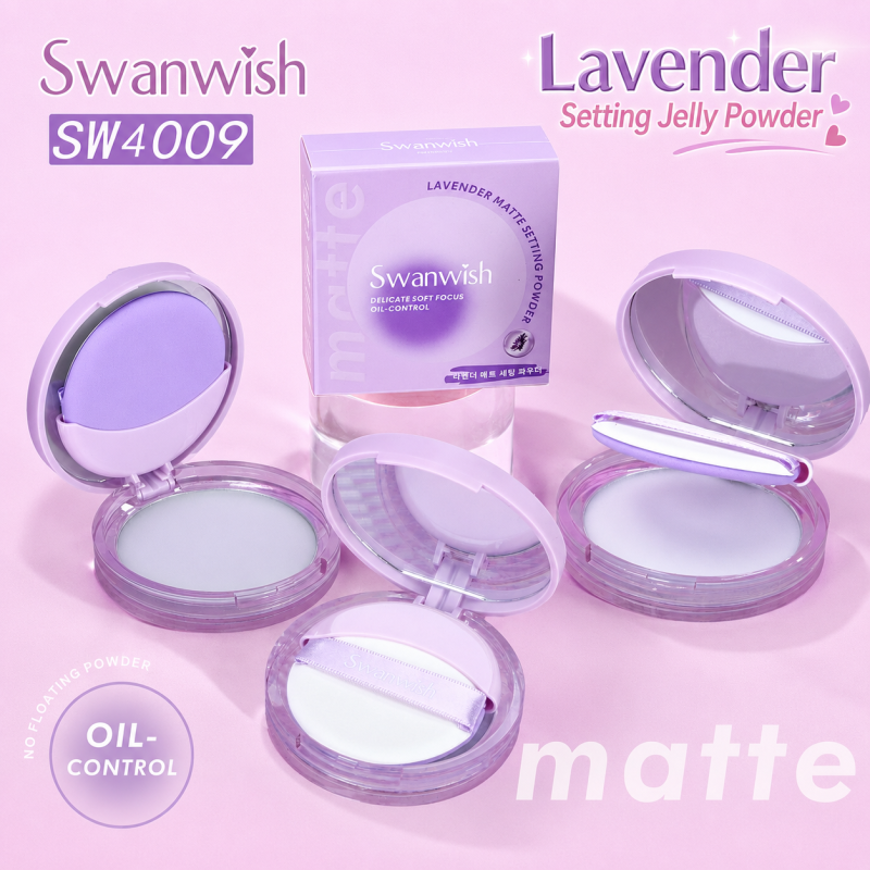 Swanwish Lavender Setting Jelly Powder สวอนวิช  ลาเวนเดอร์ เซ็ตติ้ง เจลลี่ พาวเดอร์ 8.5g