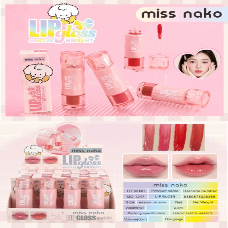 Missnako Lipgloss Moisture Bright